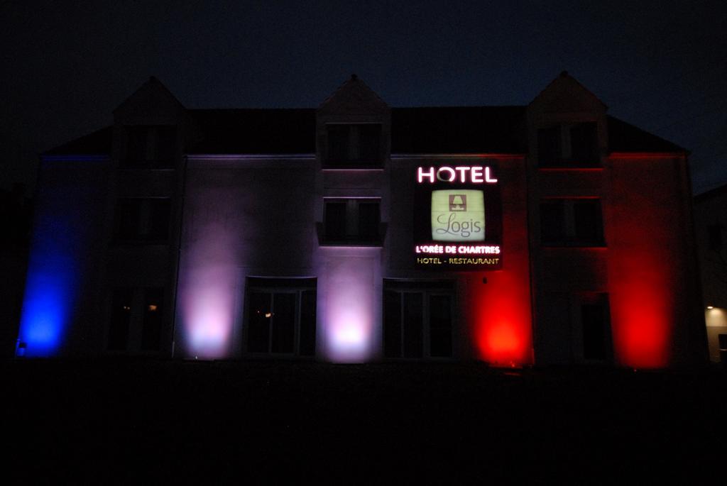 Logis Hotel L'Oree De Chartres - Barjouville Exterior foto